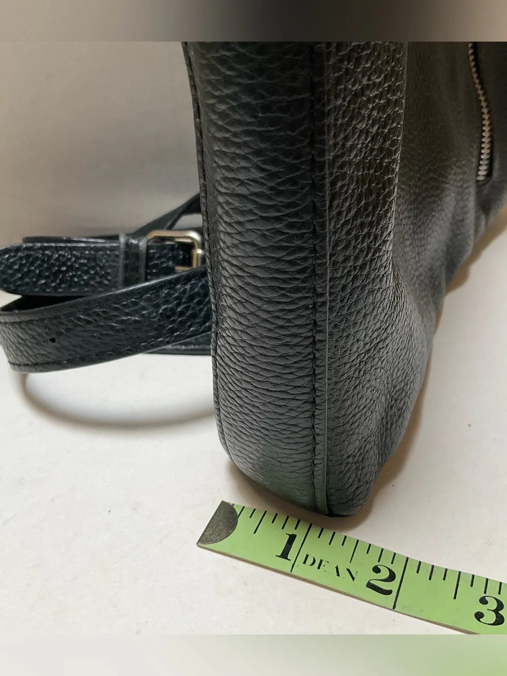 BUGATTI Black Leather Mens Shoulder Bag Unisex Crossbody Designer Messenger TOTE